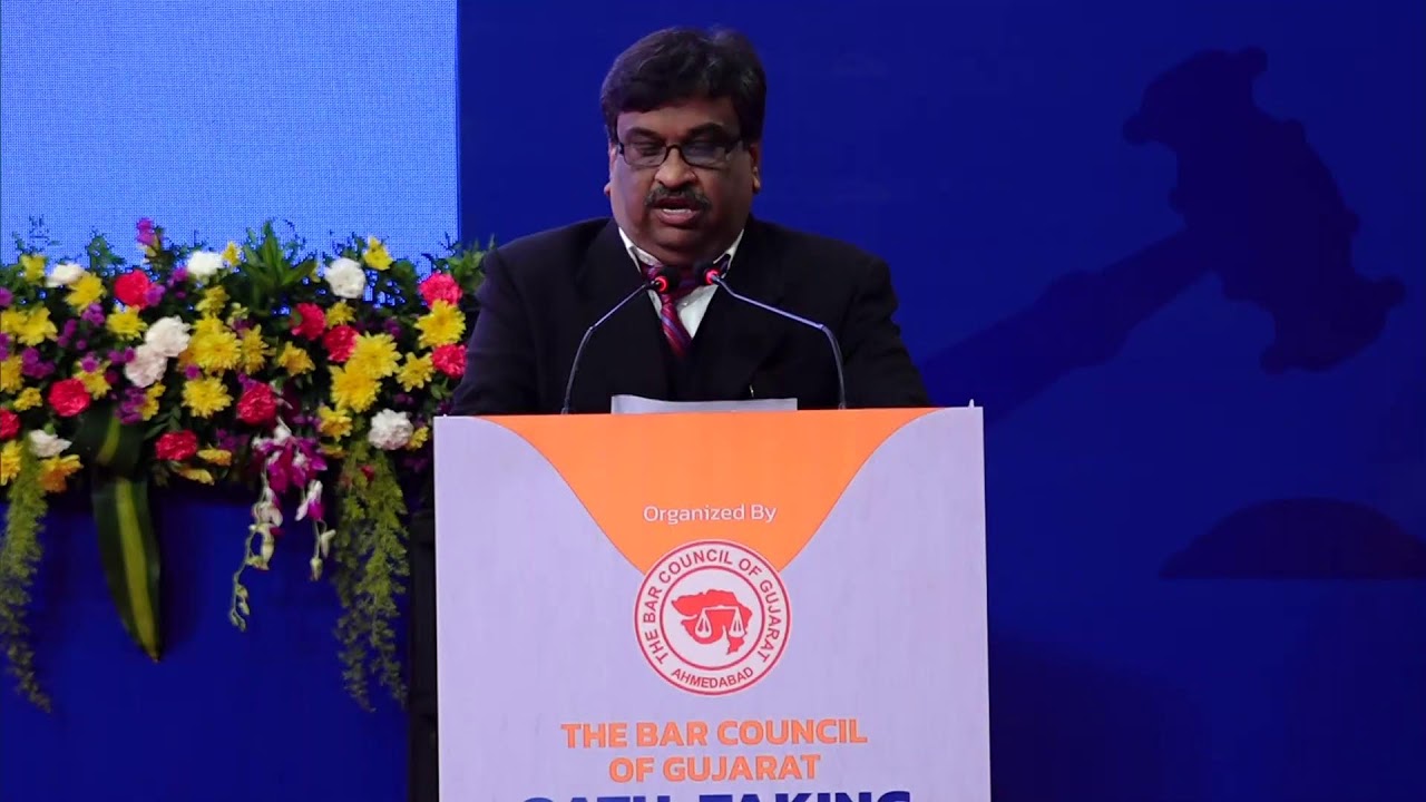 Oath taking ceremony program of Bar Council of Gujarat held in august presence of Shri Amit Shah