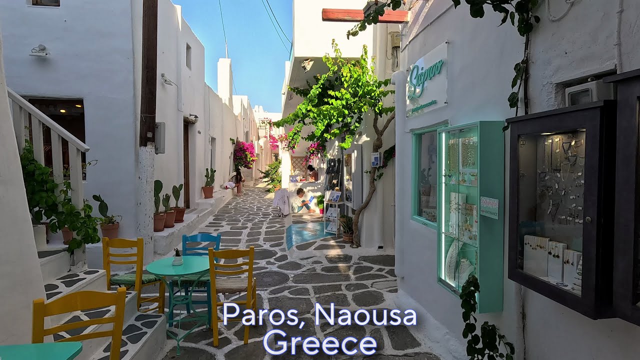 Paros Island Greece Walking Tour 2024