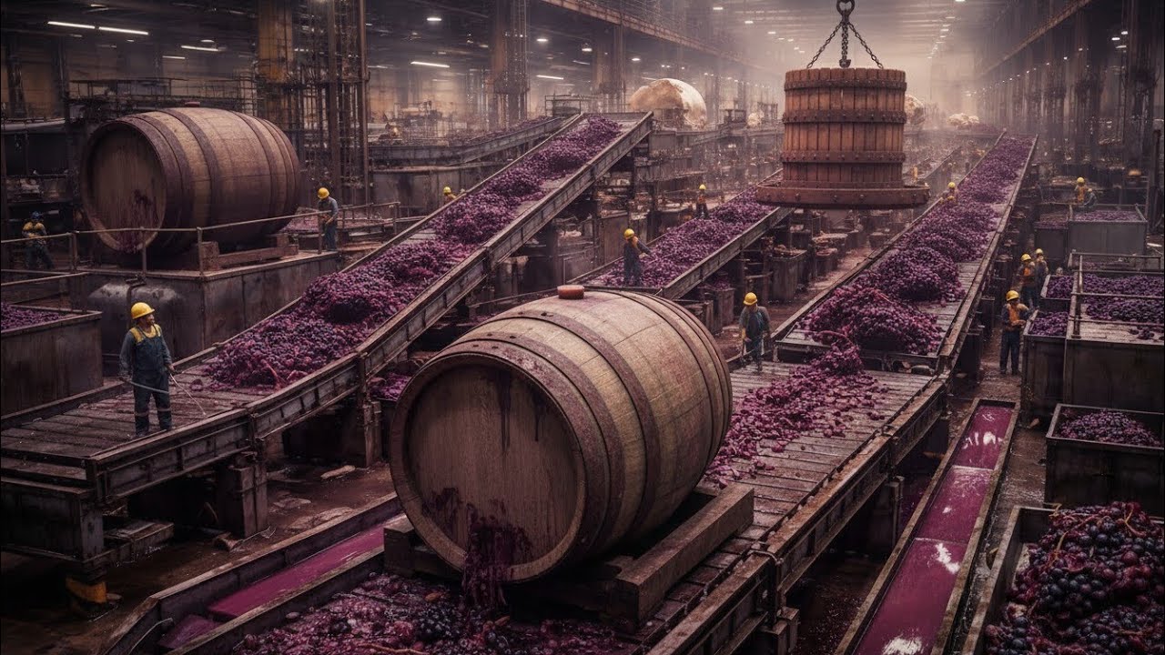 Traditional Wine Making Process | How Wine Was Made for Centuries 🍇🍷