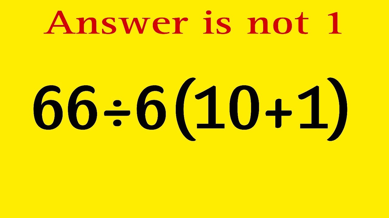 Can You Solve This Simple Math Problem?