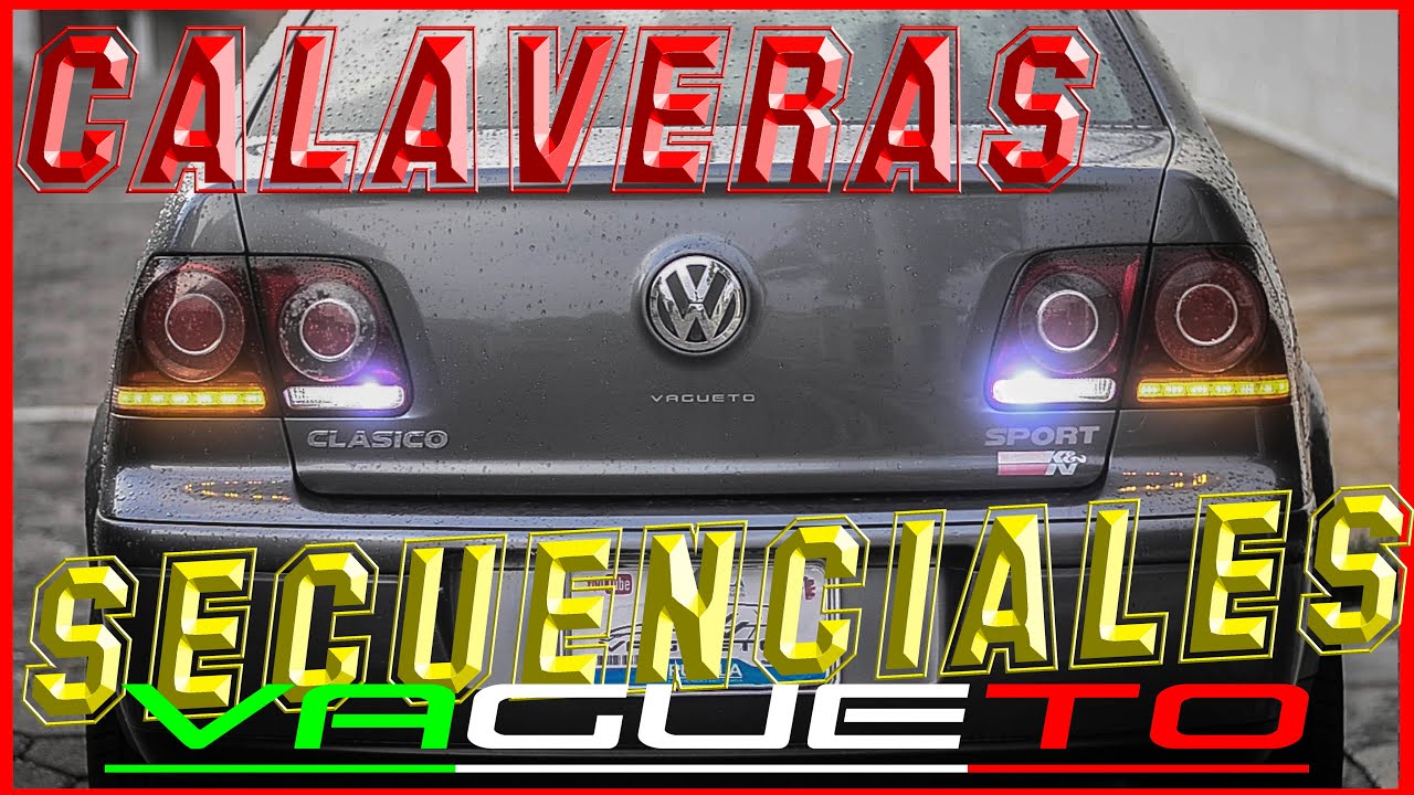 SECUENCIALES a las Calaveras del Clásico | VW JETTA A4 CLASICO | VW JETTA 4 | MK4