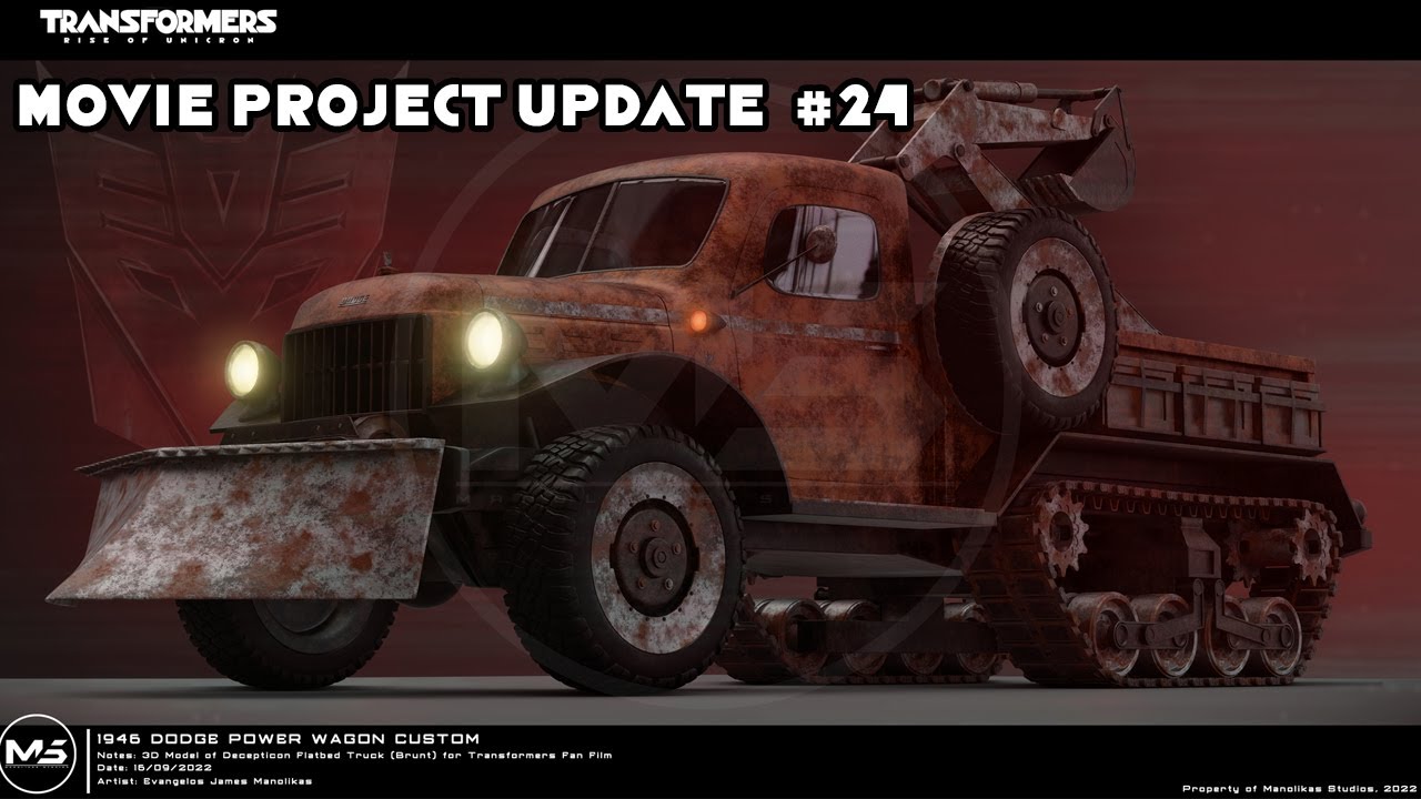 Transformers Rise Of Unicron - Movie Project Update #24 [FAN FILM]