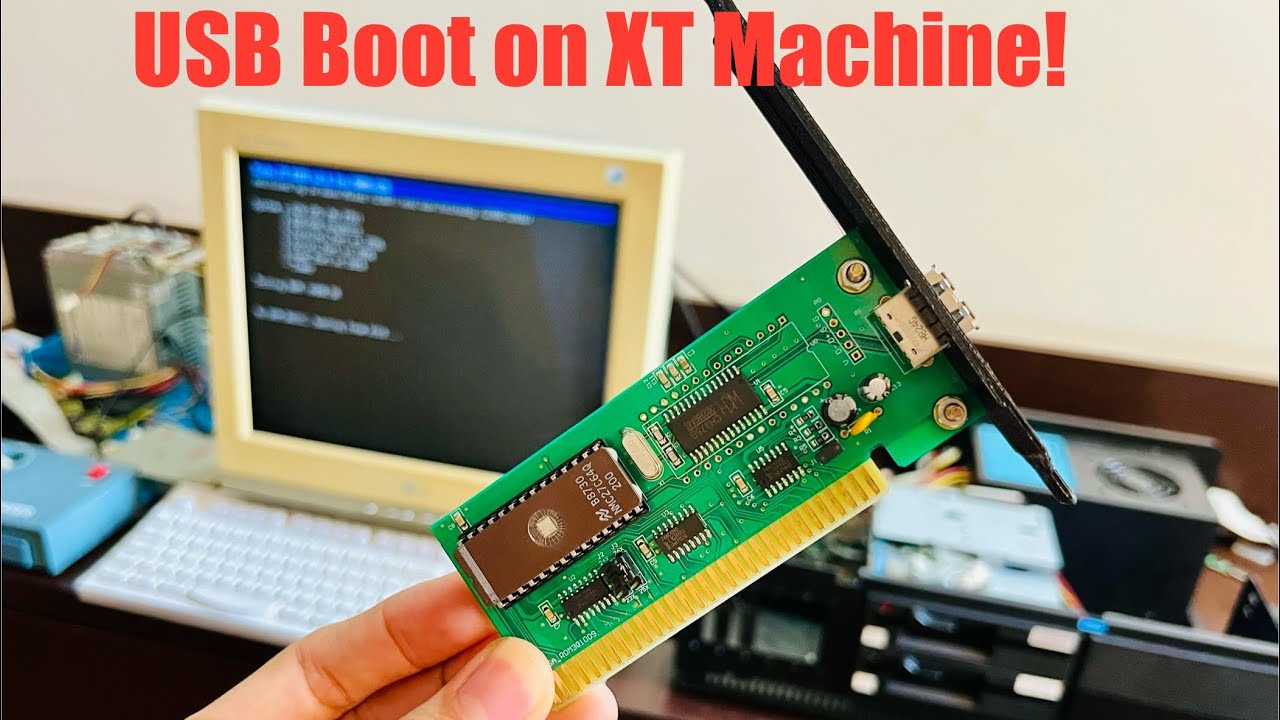Booting a 1988 XT PC machine from USB!