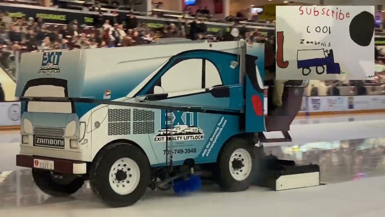 Peterborough Memorial Centre Zambonis at the OHL Playoffs (Home of the Peterborough Petes)