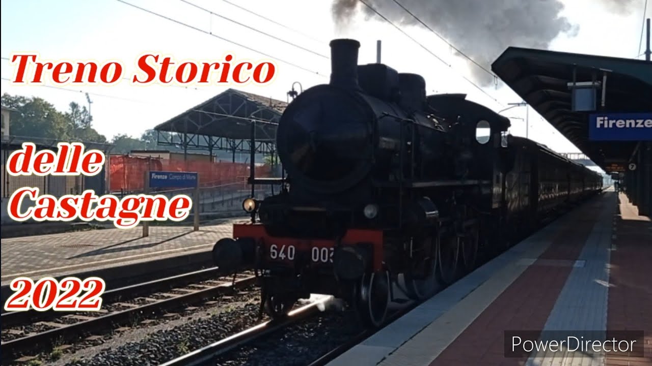 Treno Storico delle Castagne 2022  con la Fs640 003.