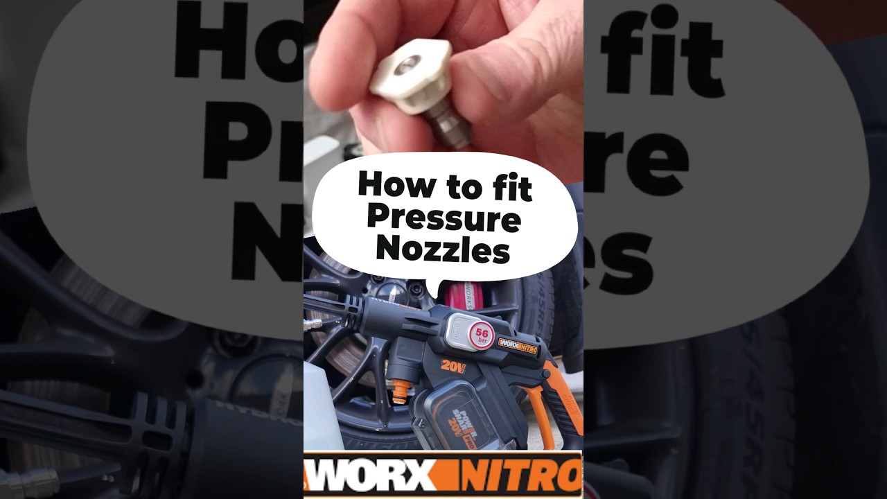 Fitting Pressure Nozzles Worx Hydroshot Nitro 56bar
