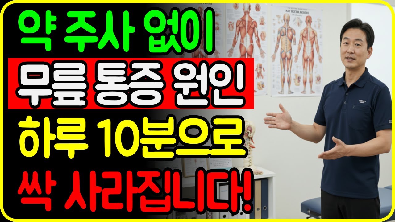 무릎 통증에 운동!? 먼저 기둥이 잡혀야 통증이 사라집니다｜연골보다 중요한 ‘이 순서’를 모르면 계속 아픕니다