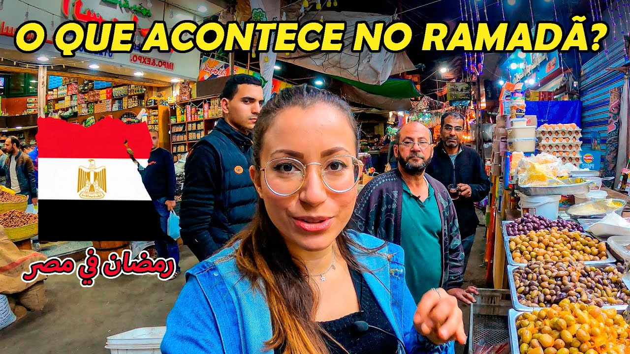 RAMADÃ NO EGITO! Tour pela vida real nas ruas do Egito | Brasileira no Egito