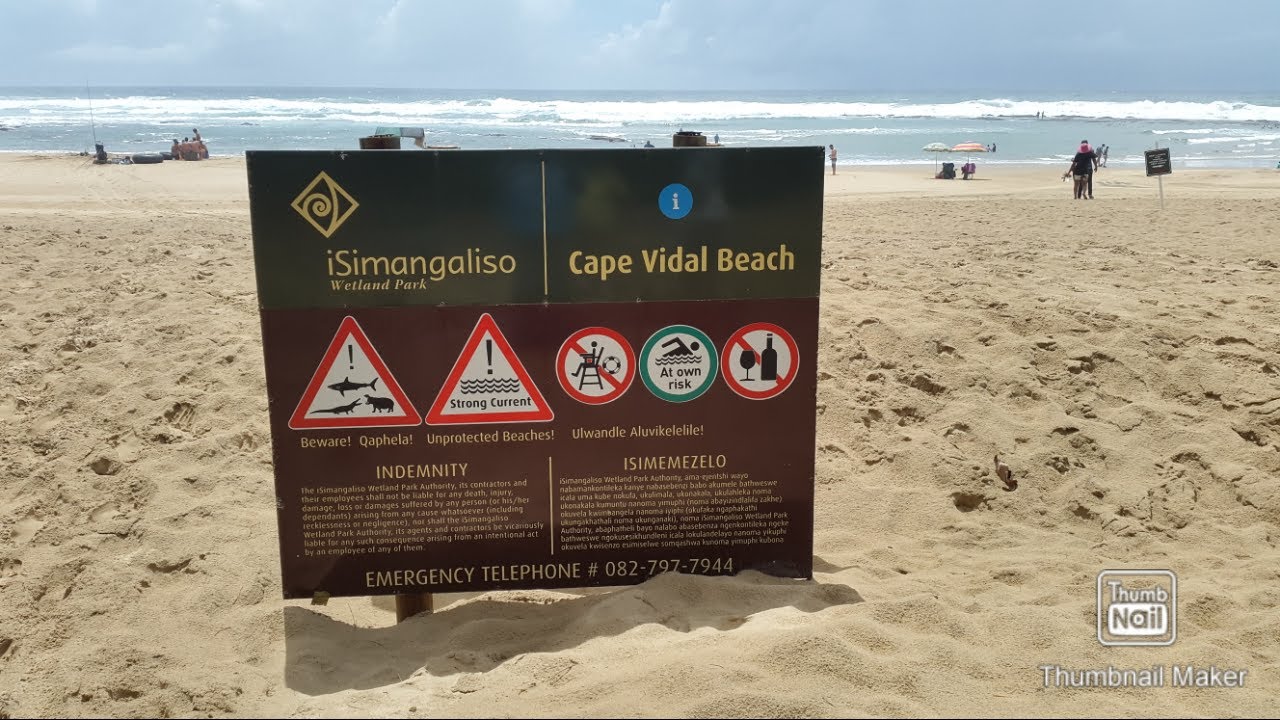 Traveling to the Isimangaliso wetlands park,ST LUCIA,Cape Vidal