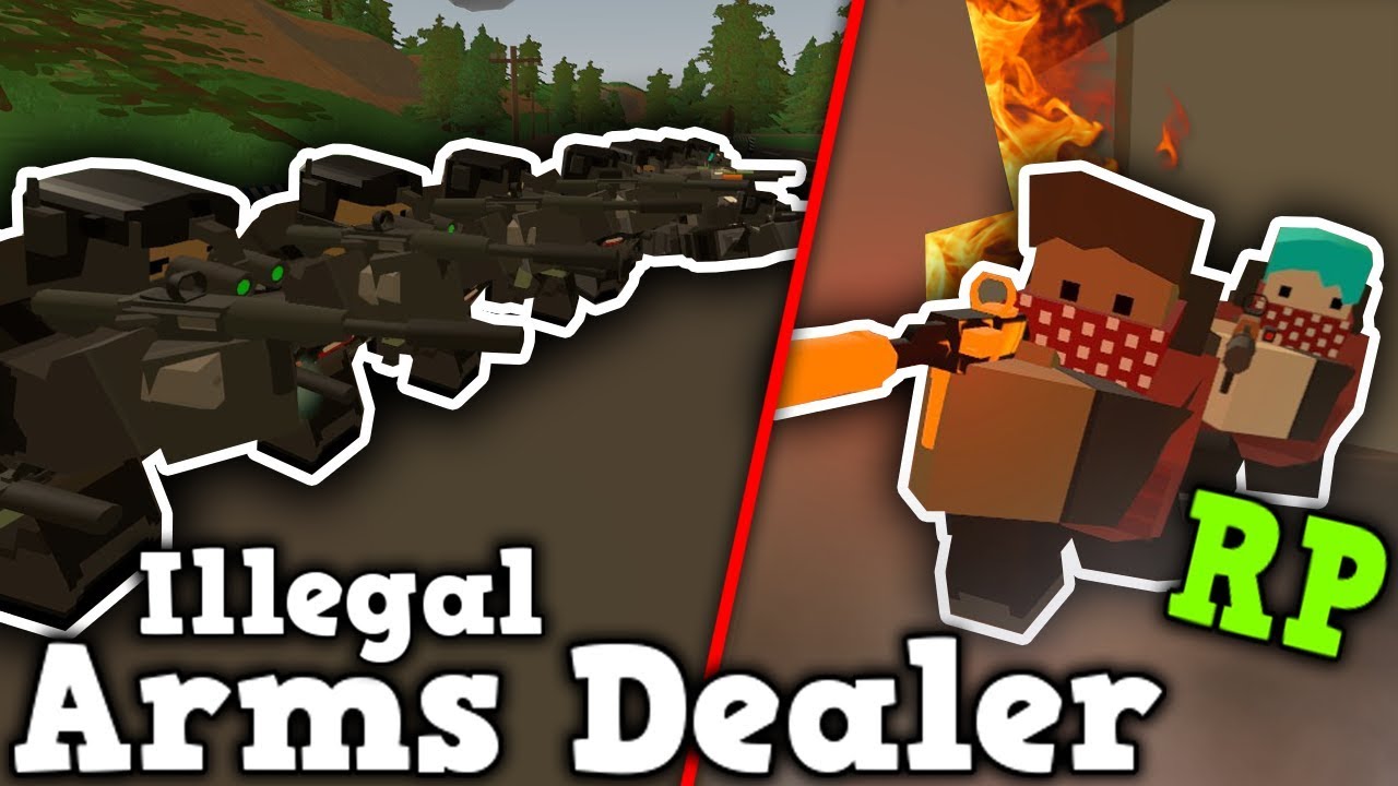 Cinematic illegal Arms Dealer RP - Huge SWAT Attack ! - Unturned 3.0