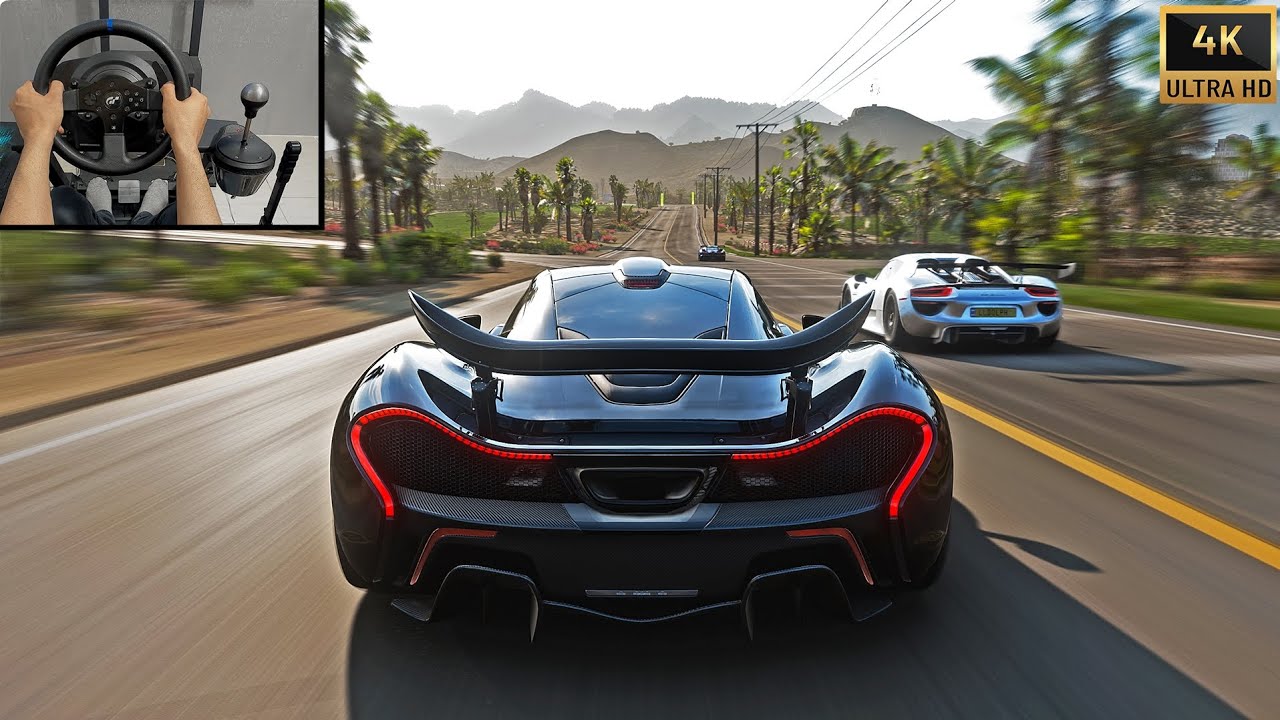 McLaren P1 Goliath Race Unbeatable - Forza Horizon 5 | Thrustmaster T300