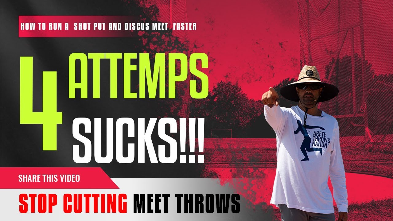 How to Run a  Shot Put and Discus Meet  Faster - FULL Tutorial - AreteThrowsNation