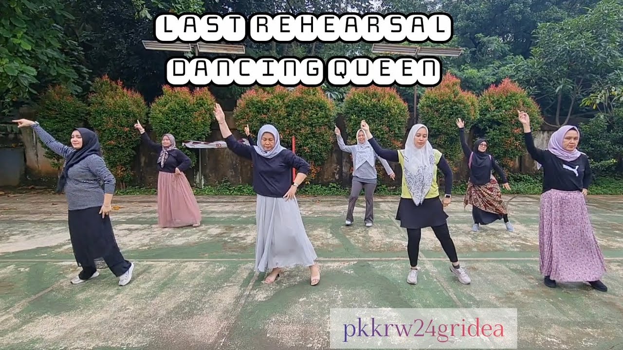 Last Rehearsal Dancing Queen Line Dance
