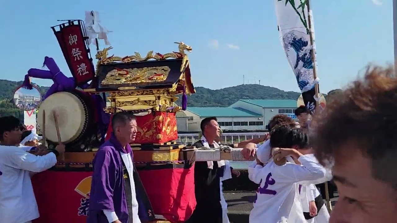 お祭りハンター早良皇子の～令和五年～切目祭り～【お渡り競り合い】その①