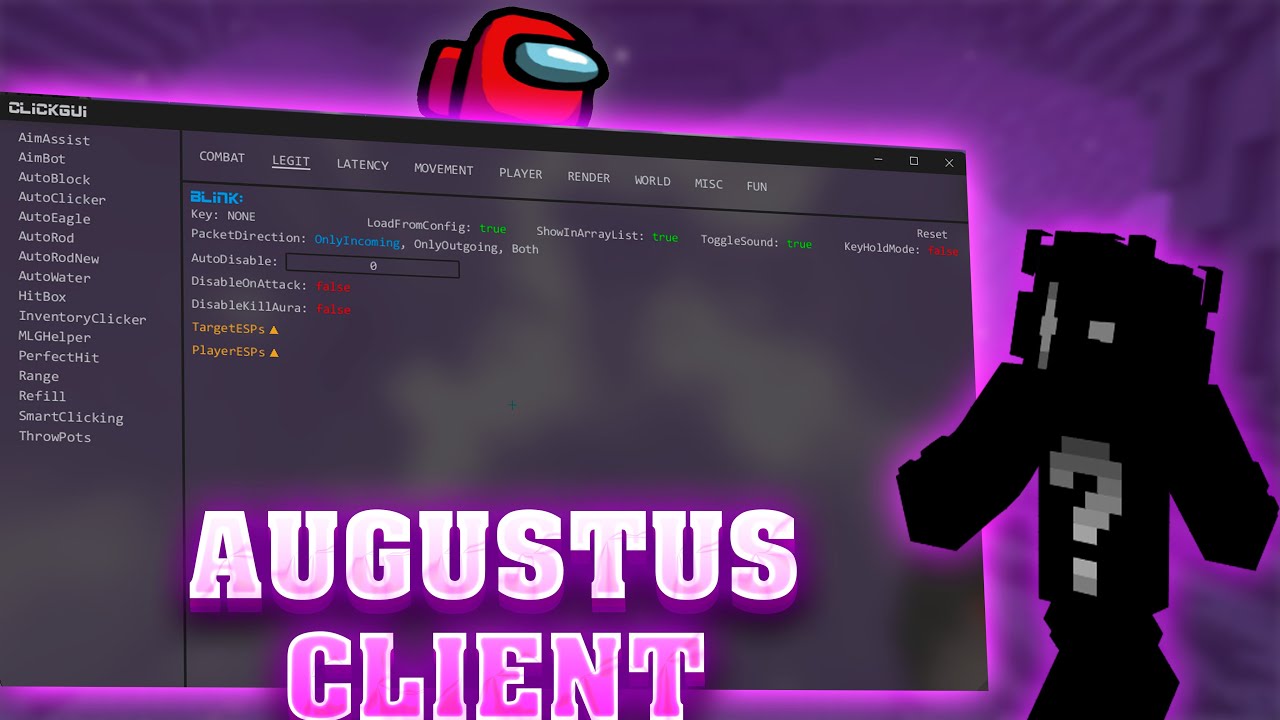 Smooth PvP on Augustus client | Bypass UniversoCraft