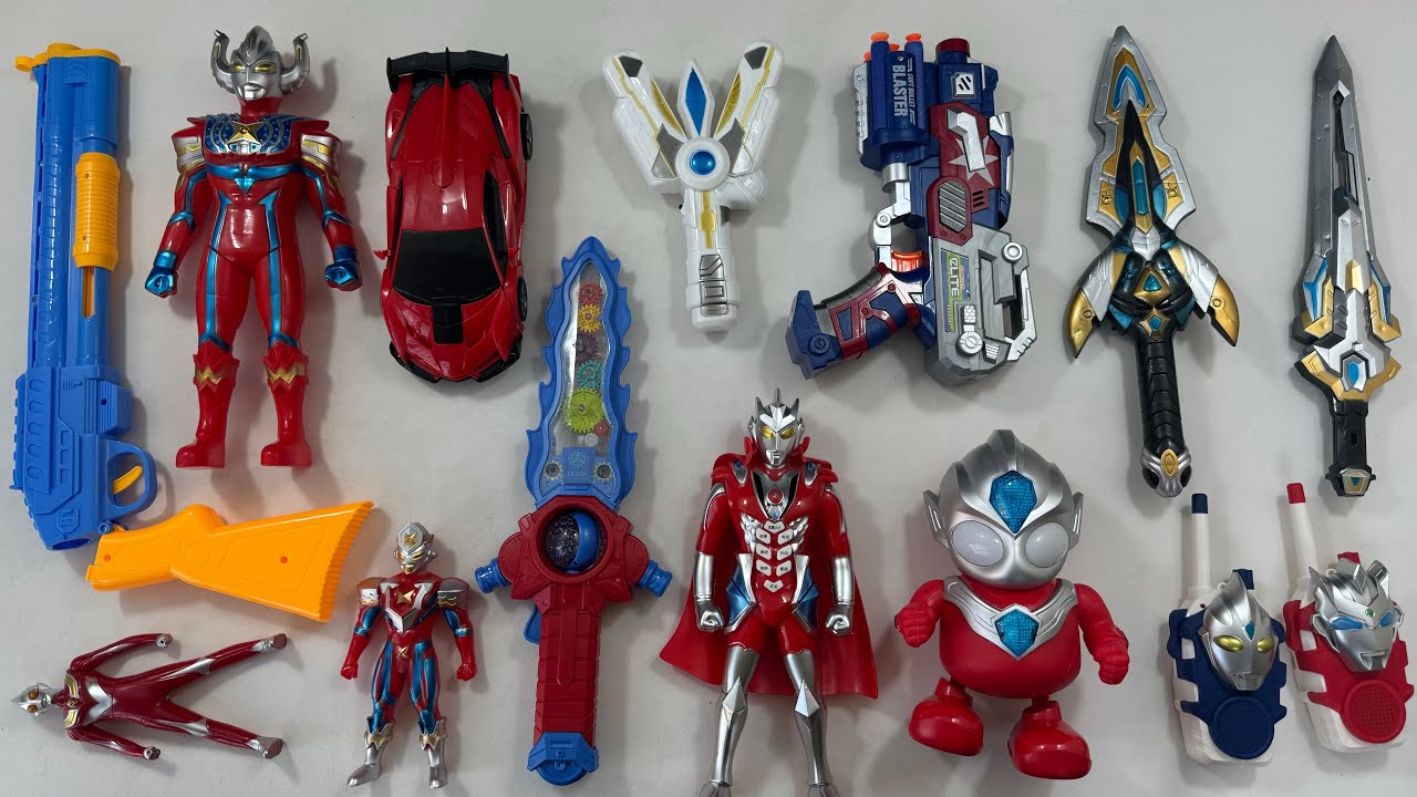 Ultraman Toys Collection Unboxing Review- Ultraman Set,16:09 minutes satisfied unpacking