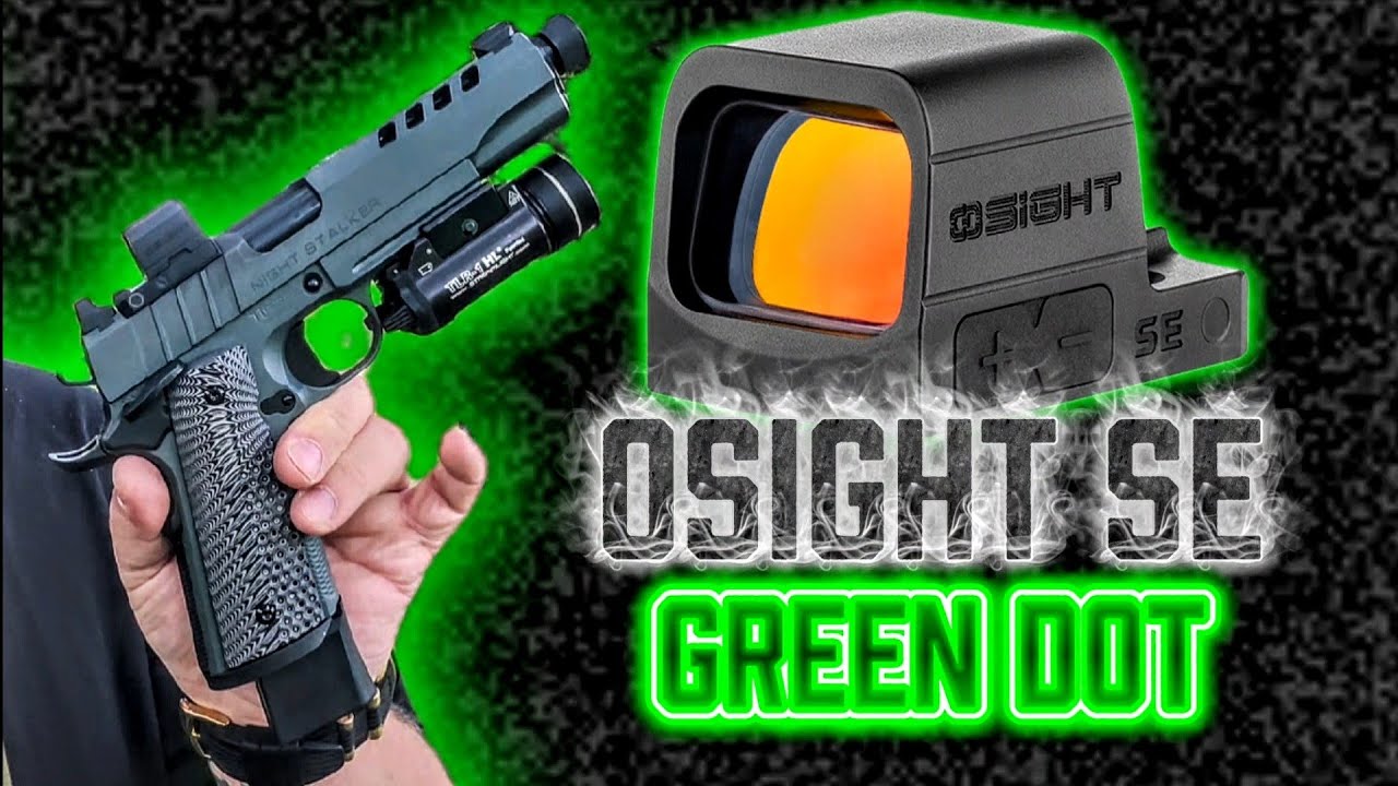 Коллиматорный прицел Osight SE с зеленой точкой