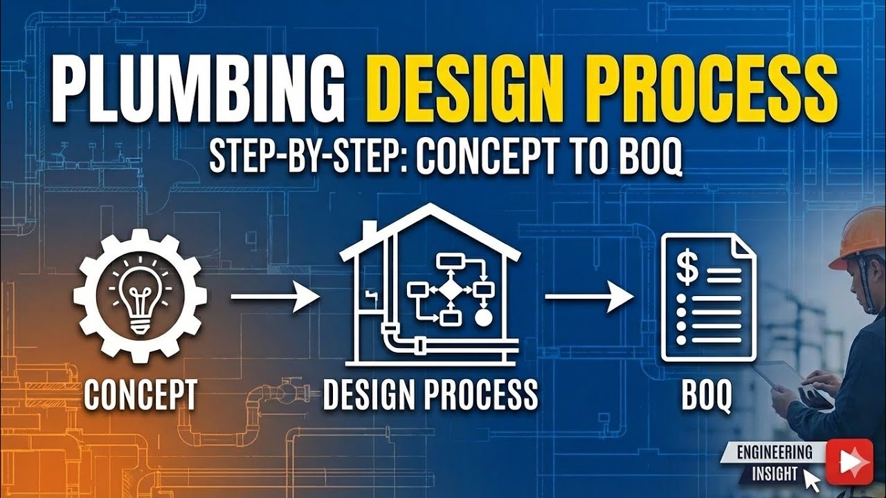 Plumbing Design Process Explained | Concept to BOQ | Beginner to Expert Guide