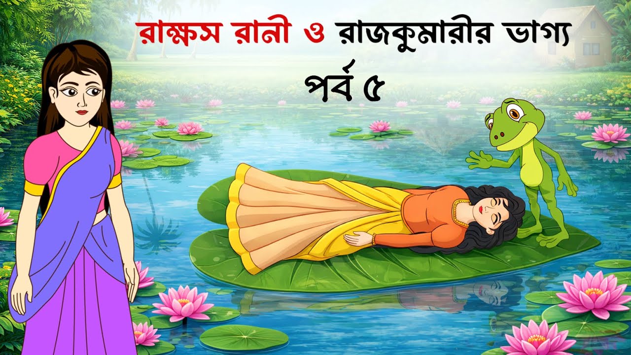 রাক্ষস রানী ও রাজকুমারির ভাগ্য পর্ব ৫ | rakkhos rani o rajkumarir bhaggo part 5 । Bangla cartoon