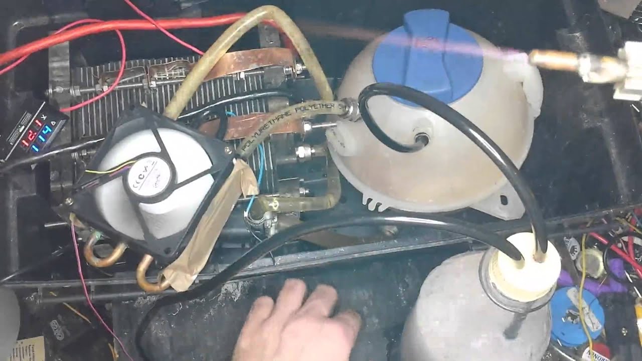 kleiner Wasserstoff Reaktor aufbau HHO