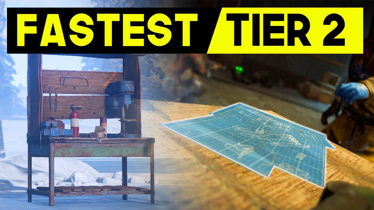 САМЫЙ БЫСТРЫЙ способ получить верстак 2-го уровня в Rust
