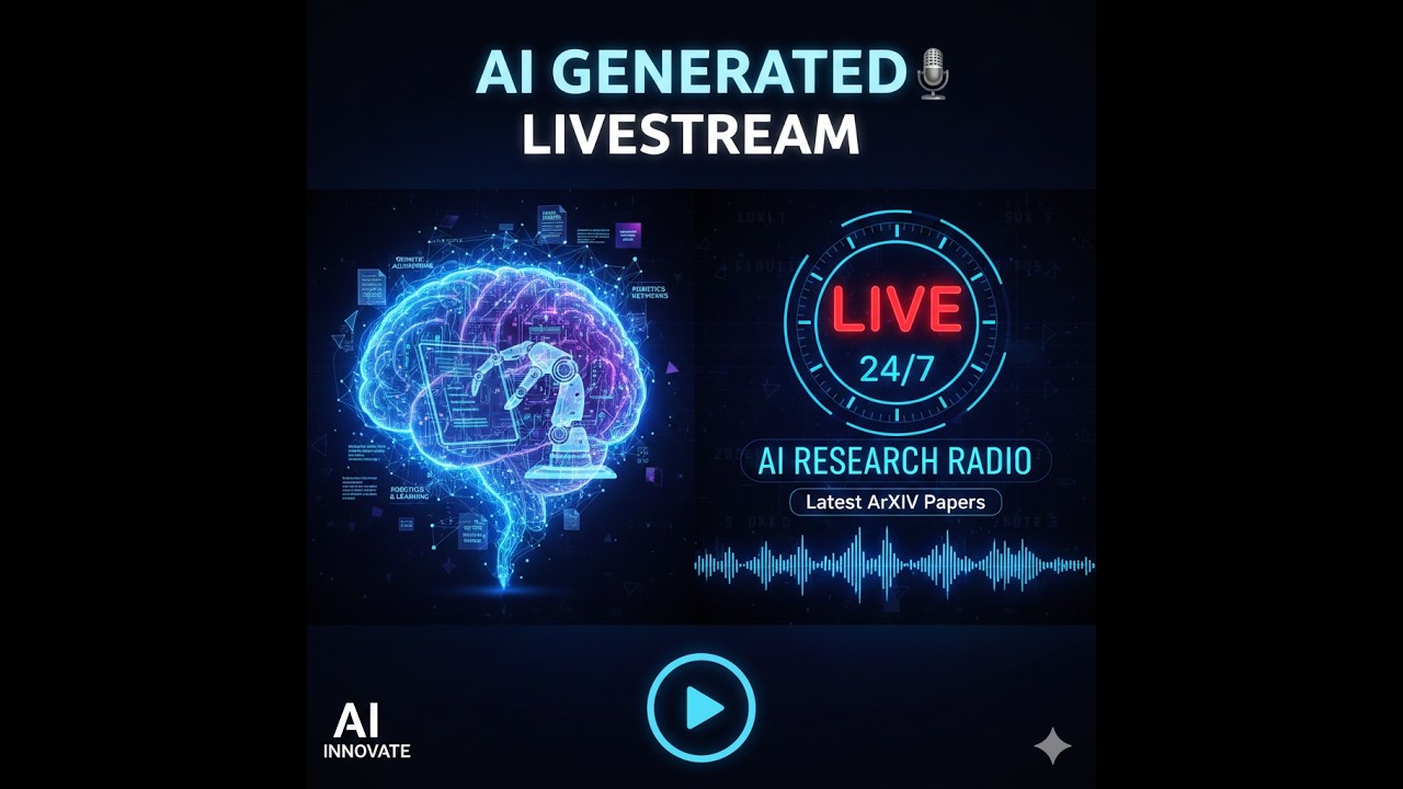 Latest AI Research Papers Livestream 🪄🔴 See real-time latest research! #AI #GenerativeAI #arxiv