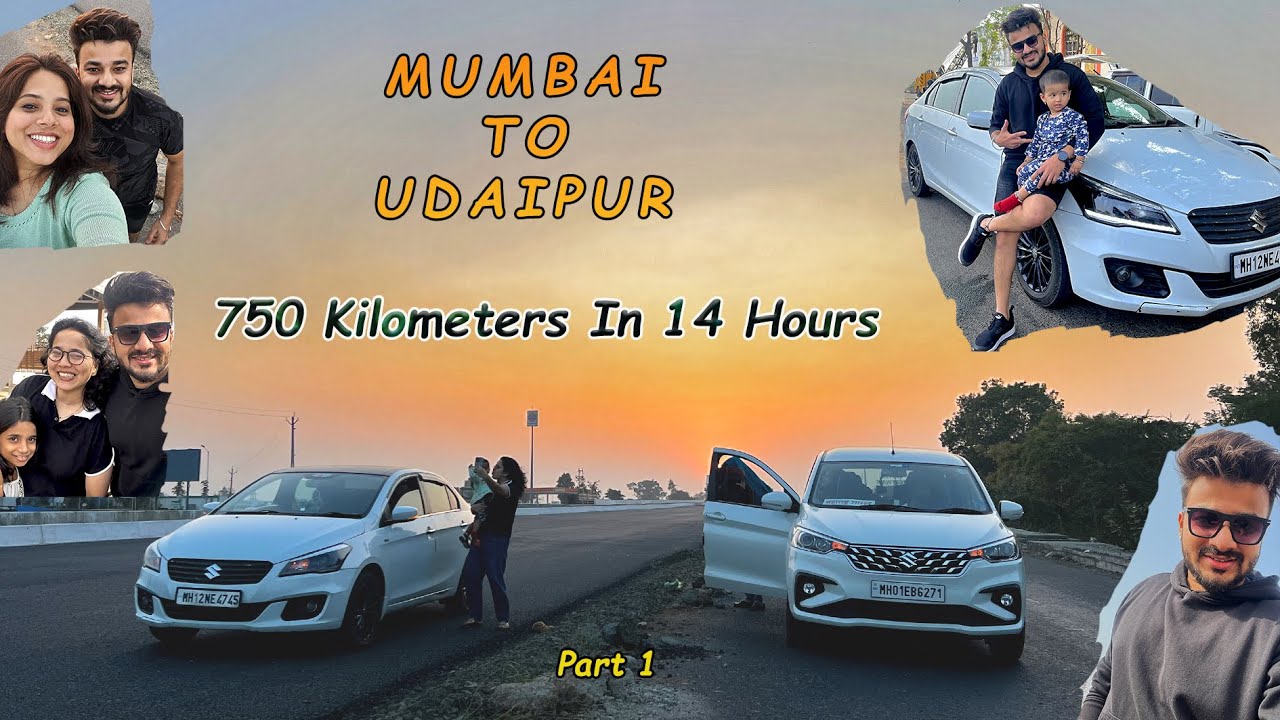 Adira's First Road Trip Mumbai to Udaipur in 14 Hours Rajasthan Day 1