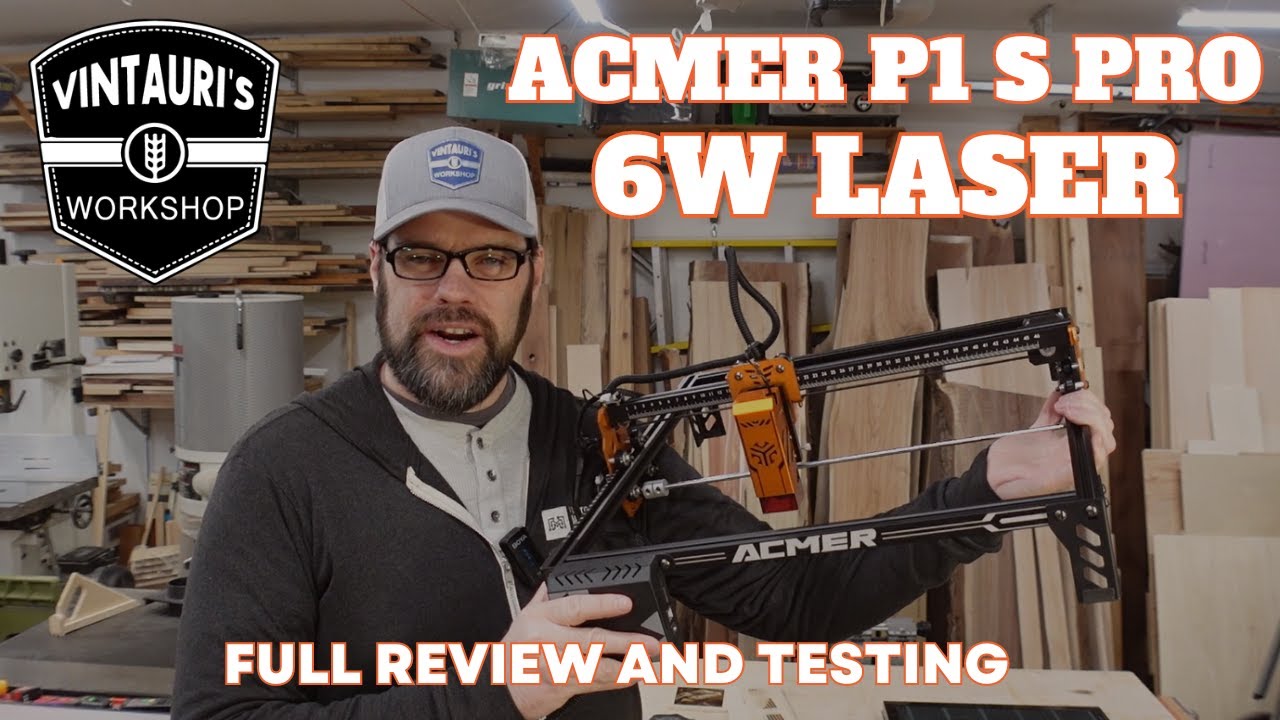 Acmer P1S Pro 6w Diode laser Review