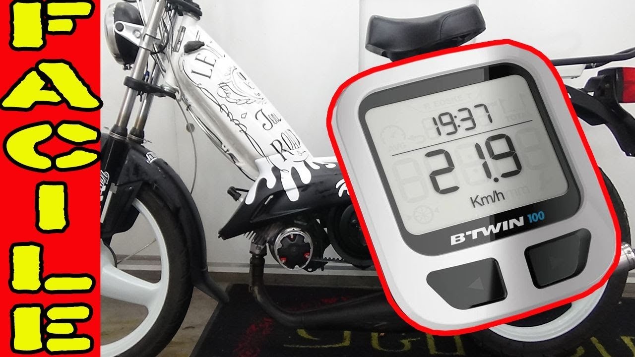 Comment installer un compteur velo sur une mobylette