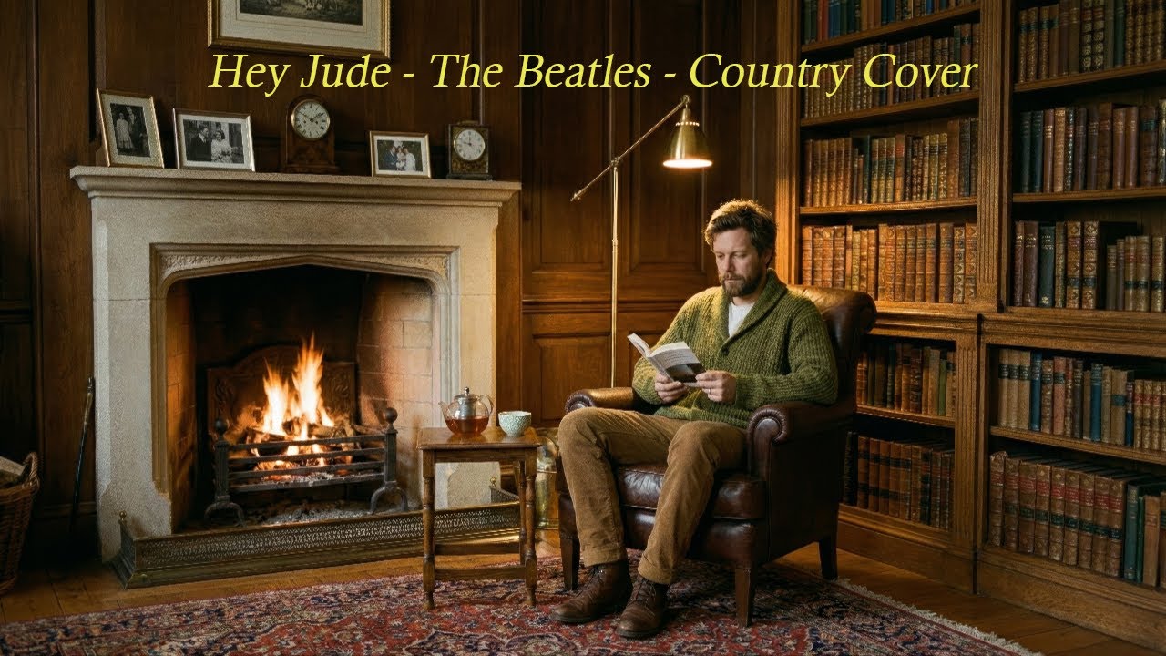 Hey Jude (The Beatles) - Lyrics Video - Country Cover