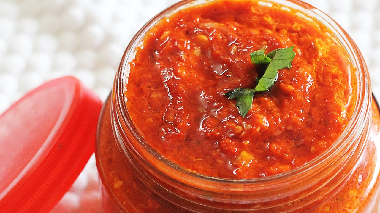 Homemade Schezwan Sauce Recipe - Delicious Indo-Chinese Sauce | Kanak's Kitchen [HD]