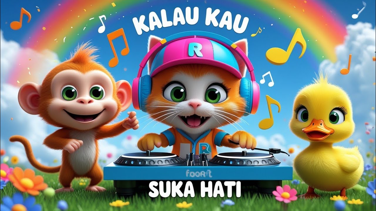 LAGU ANAK INDONESIA | Kalau Kau Suka Hati ❤️ | Anak Kucing | Lagu Anak Indonesia Viral Terbaru