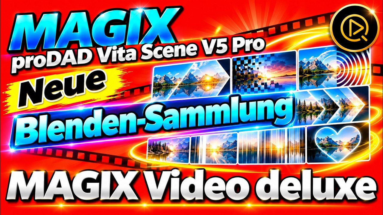 MAGIX Video deluxe  - große Auswahl neuer Blenden (proDAD Vitascene V5 Pro)