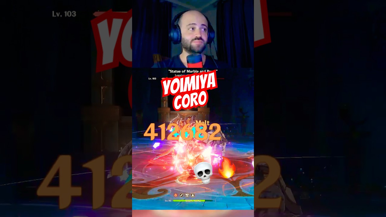 💀🔥 400k with c0r0 #yoimiya #genshinimpact #shorts