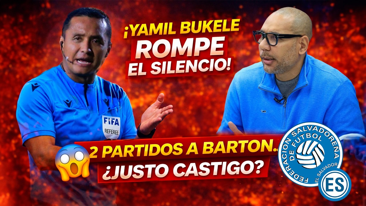 Barton suspendido ¡Lo que dijo cambia TODO! Yamil Bukele habla tras los 2 partidos a Barton