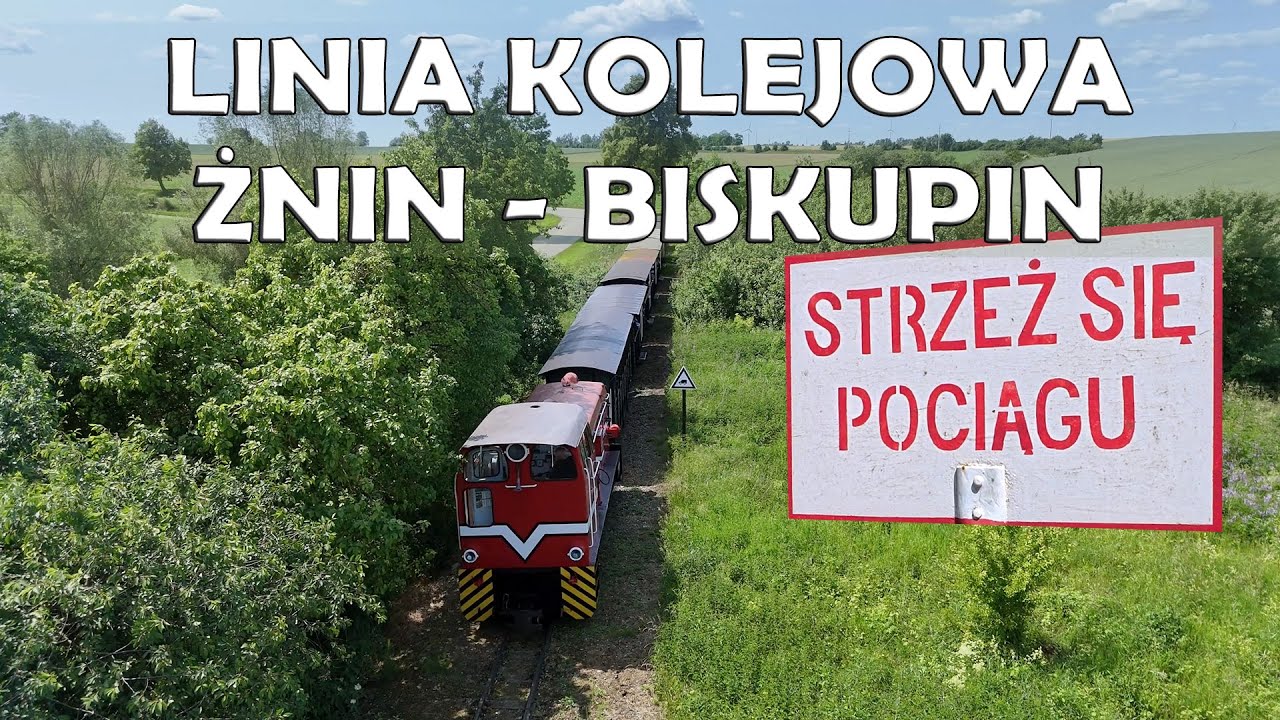 Linia kolejowa Żnin - Biskupin z buta - kolej wąskotorowa