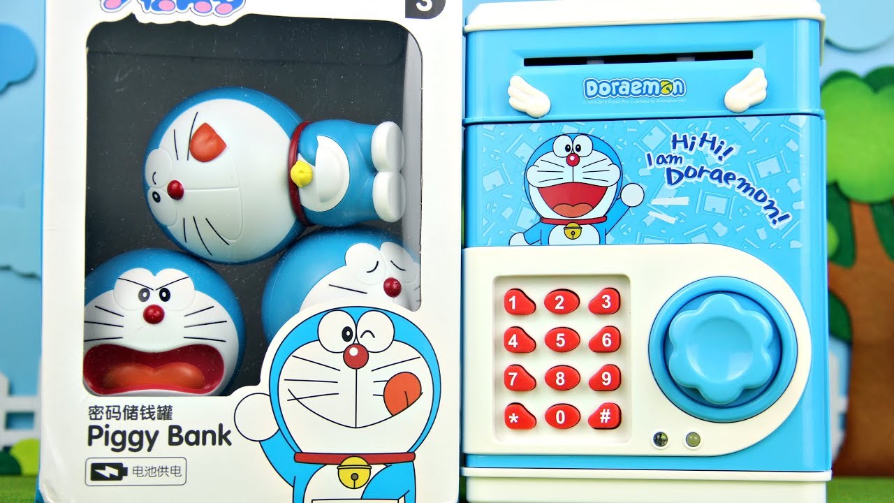 Doraemon Saving Money Piggy Bank 【 GiftWhat 】