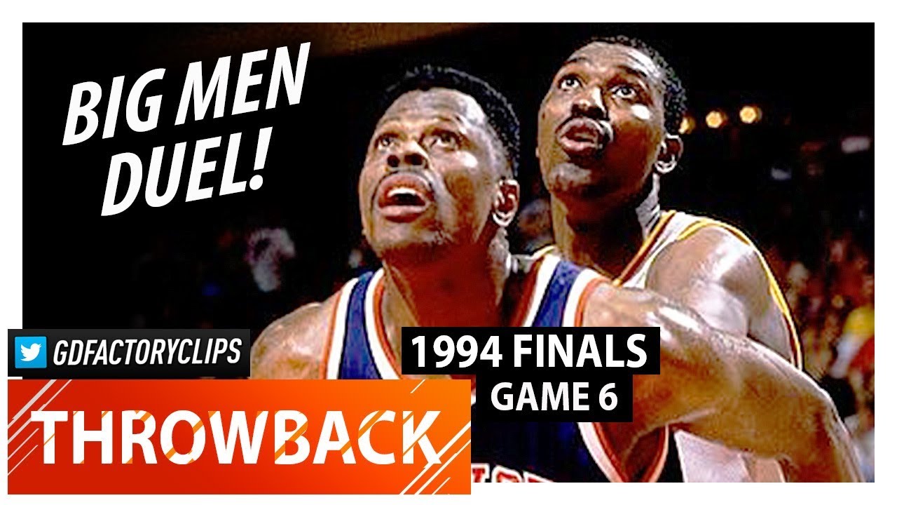 Hakeem Olajuwon vs Patrick Ewing GAME 6 Duel Highlights (1994 Finals) Rockets vs Knicks - CRAZY!