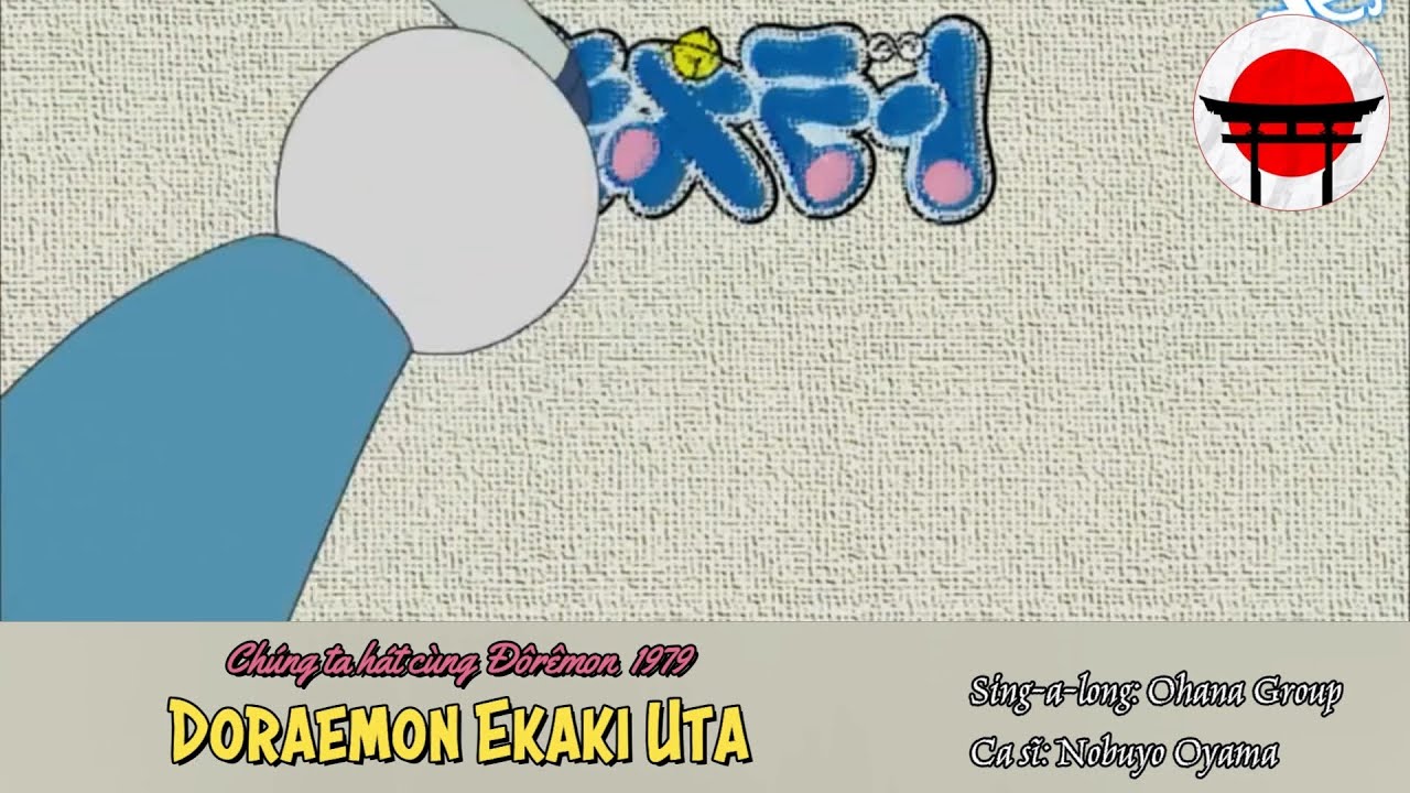 [Japan Sing-a-long 1979] 06. Doraemon Ekaki Uta ~ Vẽ tranh Đôrêmon