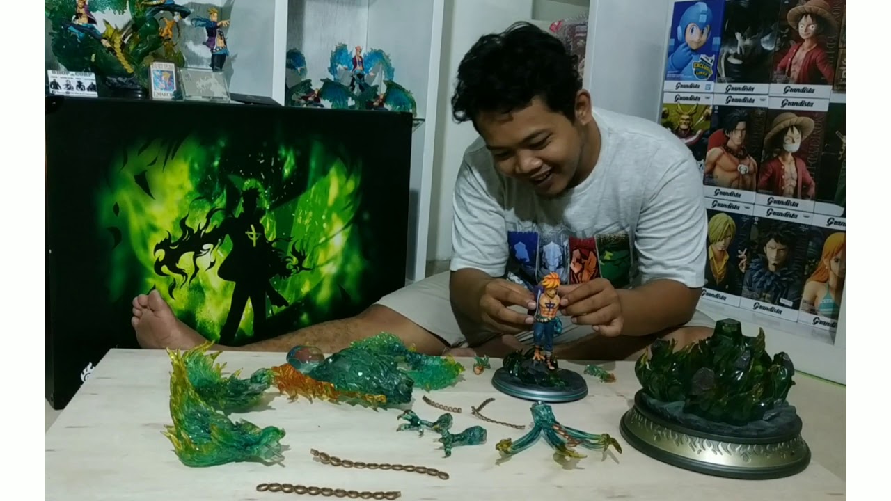 Unboxing marco one piece GK statue TOP studio