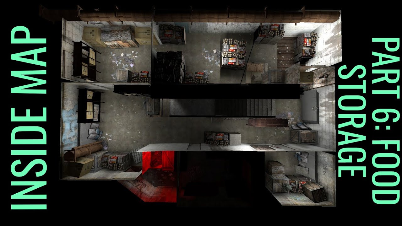 Making a Completely inside Hammer map Part 6: Food Storage (biggest room yet?)