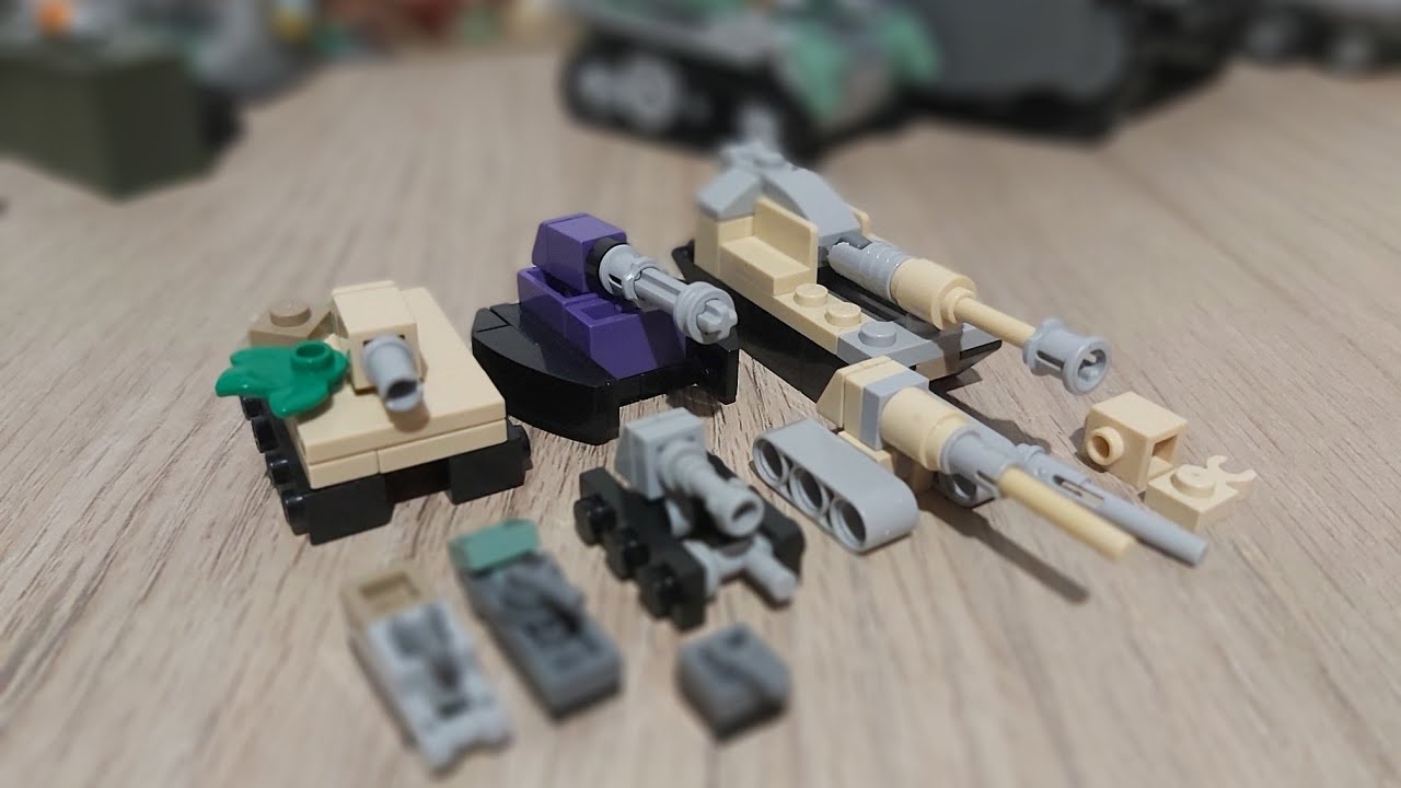 8 mini tanks you need to have in your collection!! In less than 30 pieces