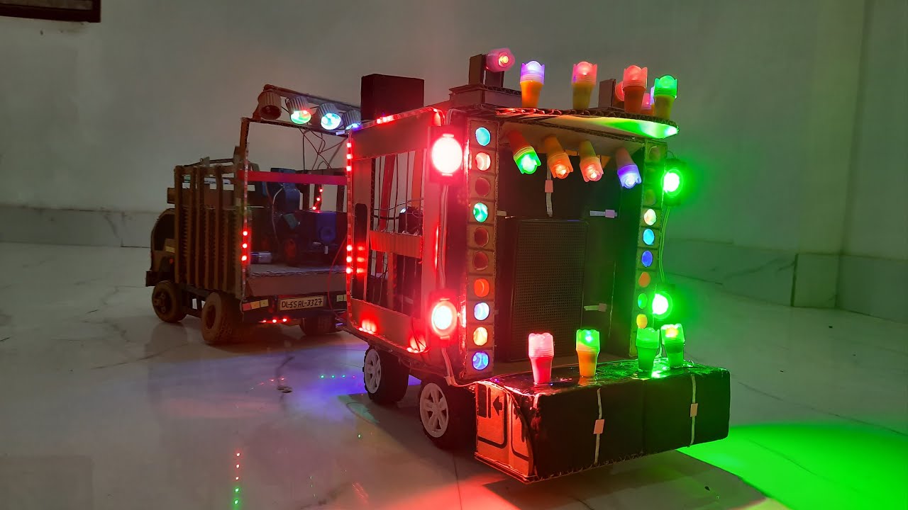 How to make DJ truck at Home | DJ truck loading | DJ truck with Trolly | Tech Toyz
