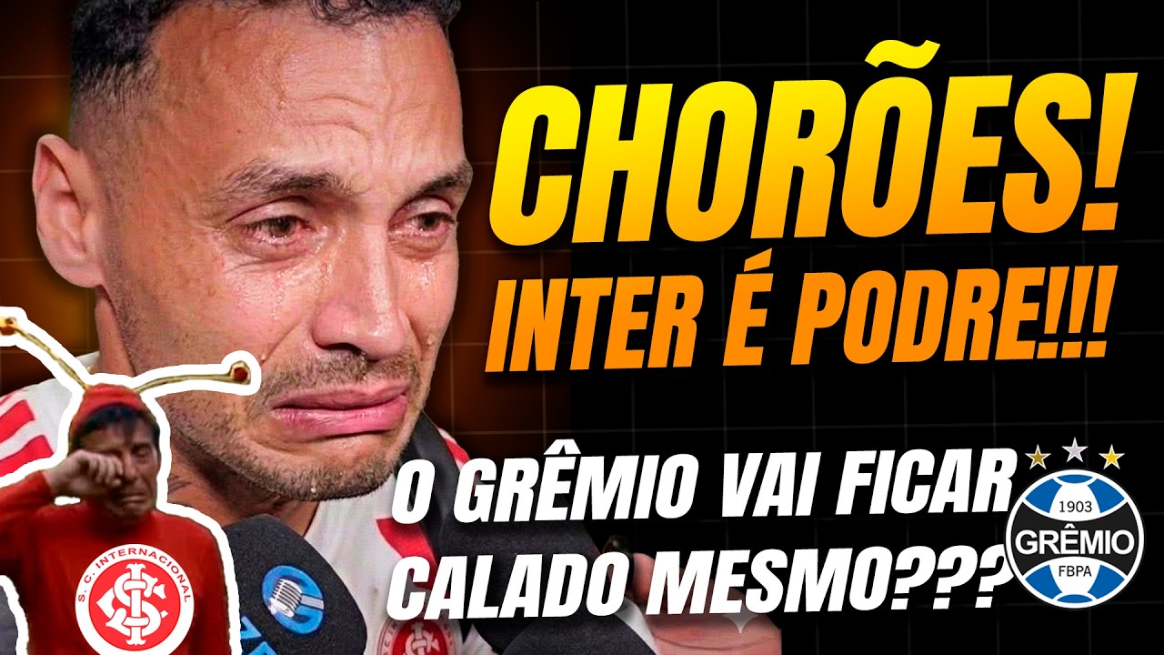 VÃO TENTAR LEVAR NO BERRO E NA MÃO GRANDE! UM CHORO NUNCA VISTO! - GRÊMIO 🔵⚫⚪