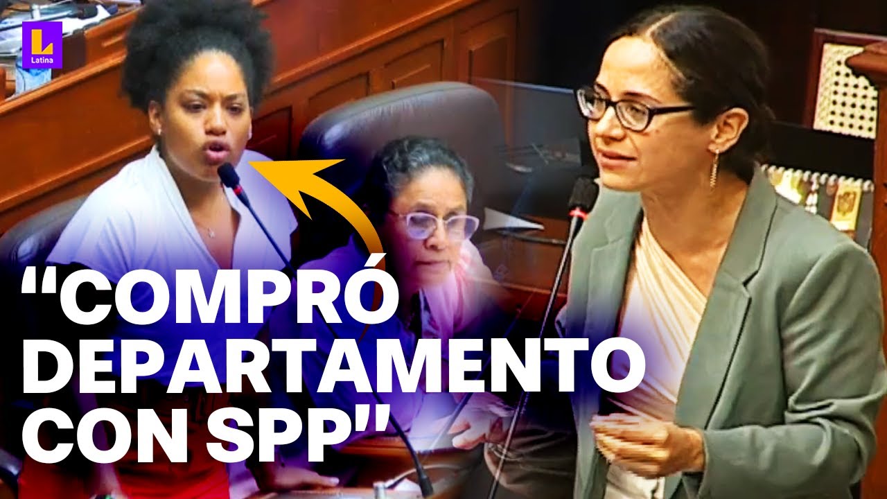 Cruce entre congresistas: Sigrid y Rosángela discuten en pleno del Congreso