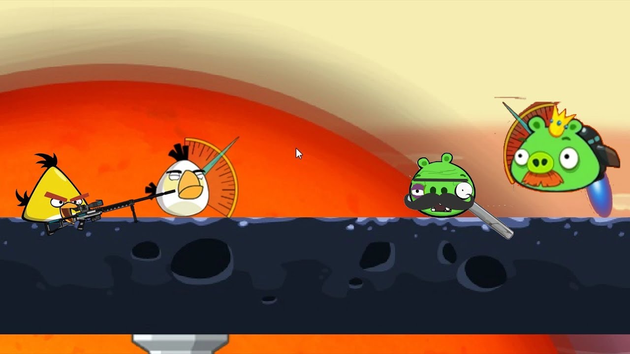 Angry Birds Ultimate Battle - MATILDA SHOOT EXPLOSIVE EGG TO PIGGIES!