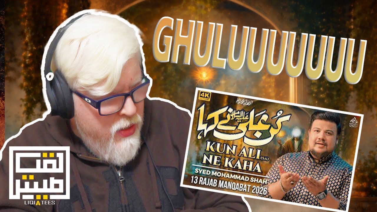 Reacting to KUN ALI NE KAHA - 13 Rajab Manqabat 2026 by Master Syed Mohammad Shah