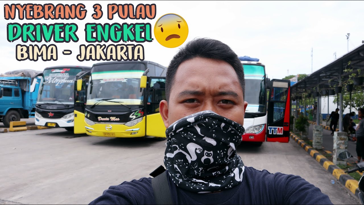 DRIVER ENGKEL! Sekali Trip Langsung Nyebrang 3 Pulau | Trip by Bus Dunia Mas Mataram - Surabaya