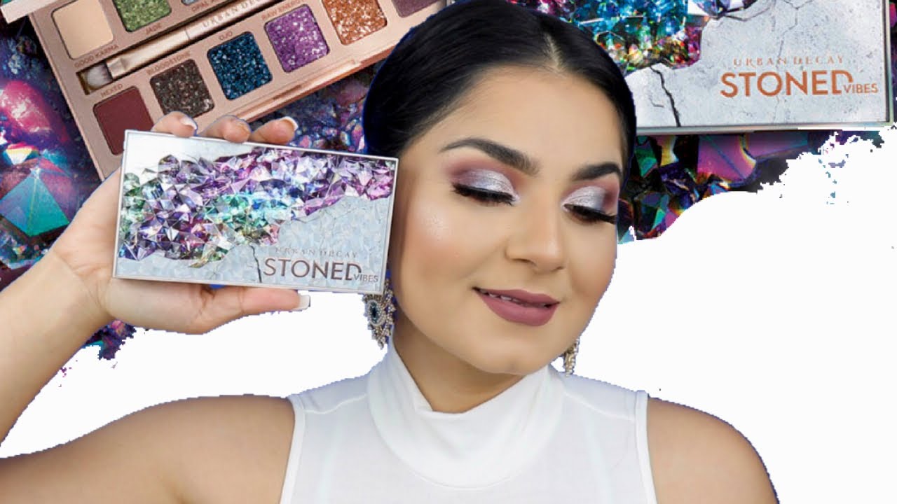 NUEVA PALETA URBAN DECAY STONED VIBES MAQUILLAJE + PRIMERA IMPRESION VALE LA PENA 🤔|Amanda Burgos