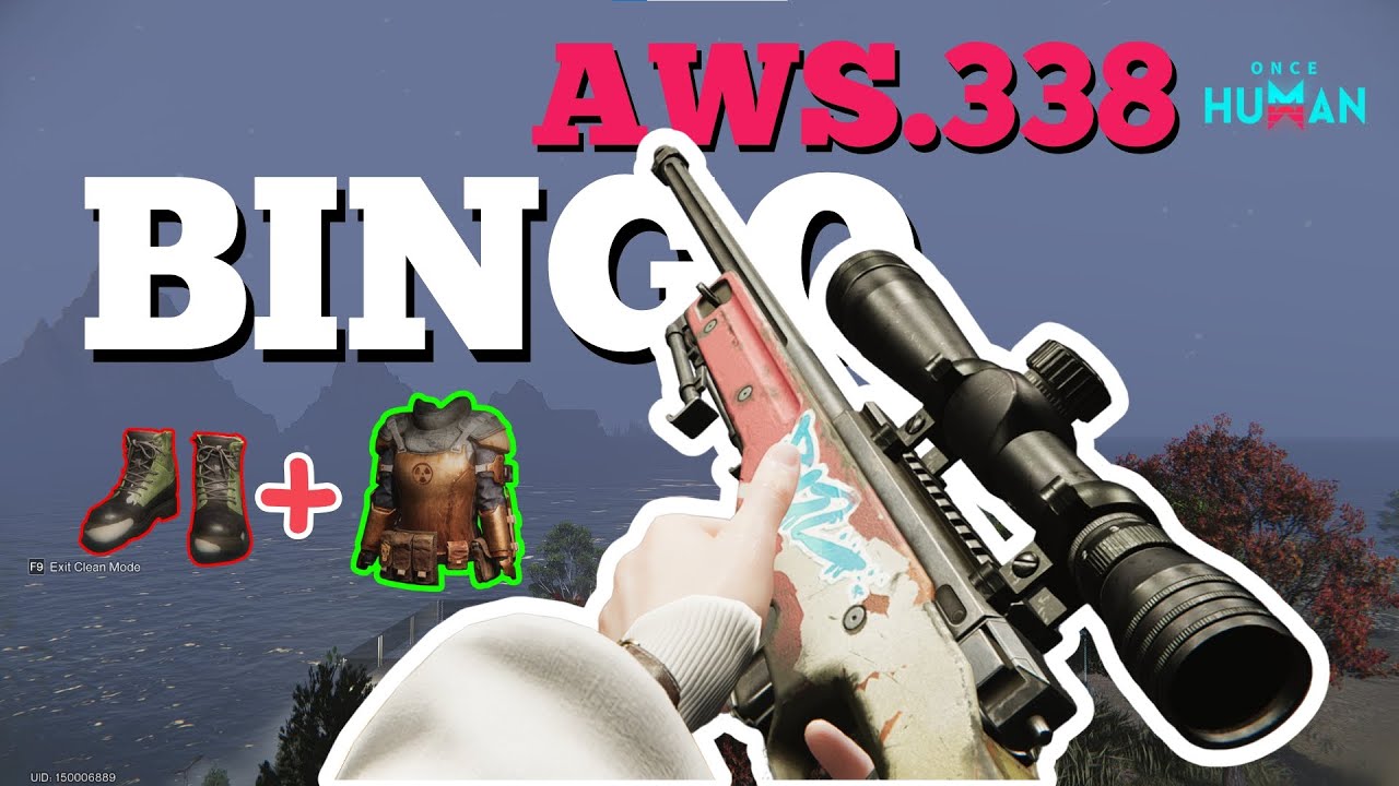 AWS.338 Bingo สไนเปอร์ Bull's Eye ที่ยิงแรงที่สุดในปัจจุบัน | Once Human